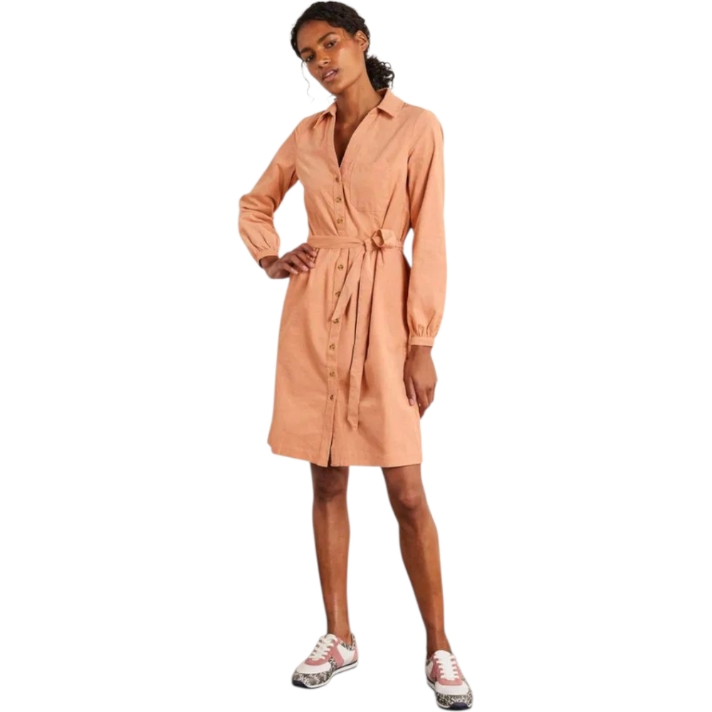 Boden Olympia Shirt Dress in Orange 2